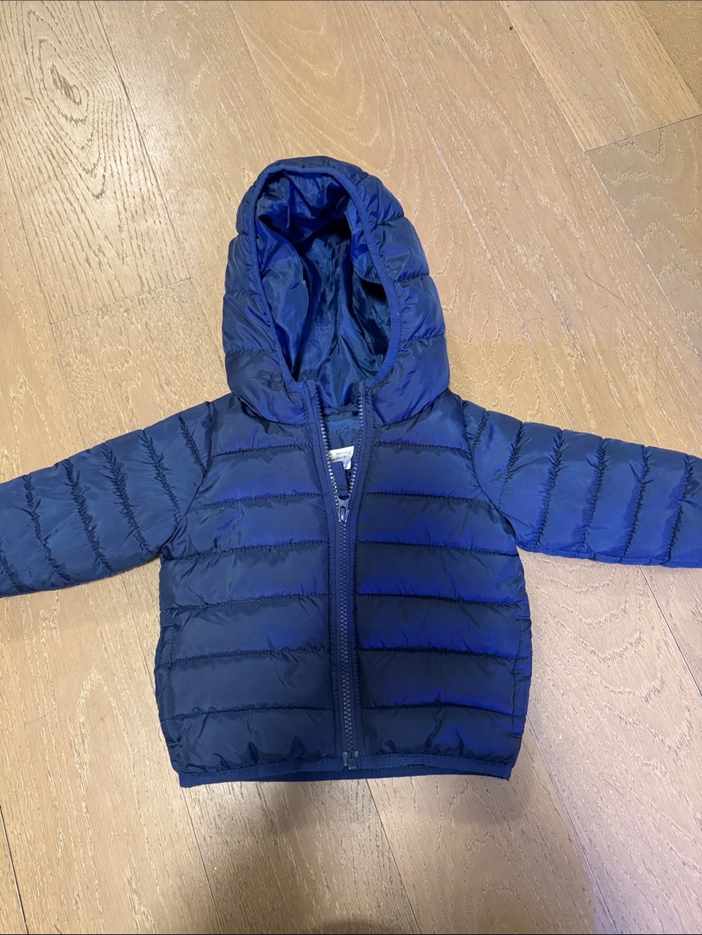 Carter's Navy Blue Hooded Puffer Jacket